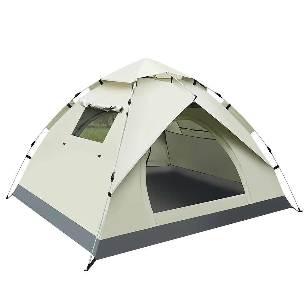 Lightweight Quick Open Waterproof Camping Tent with Sunshade