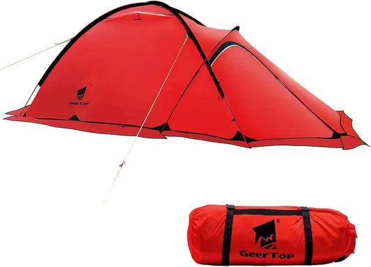 Portable 2-Person 4-Season Waterproof Camping Tent