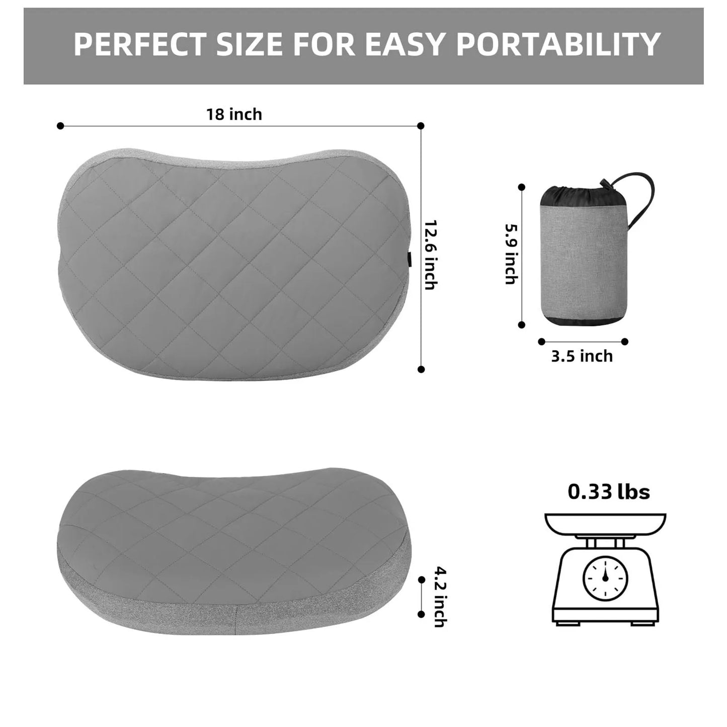 Camping Neck Pillow Provides Comfortable Neck Support