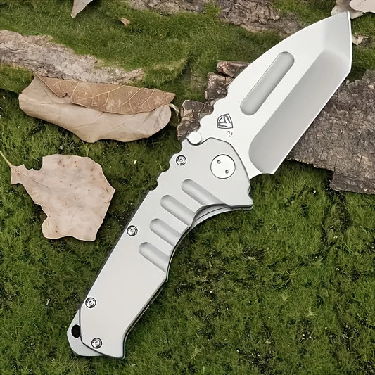 Folding Survival Knife with Stainless Steel Blade for Outdoors