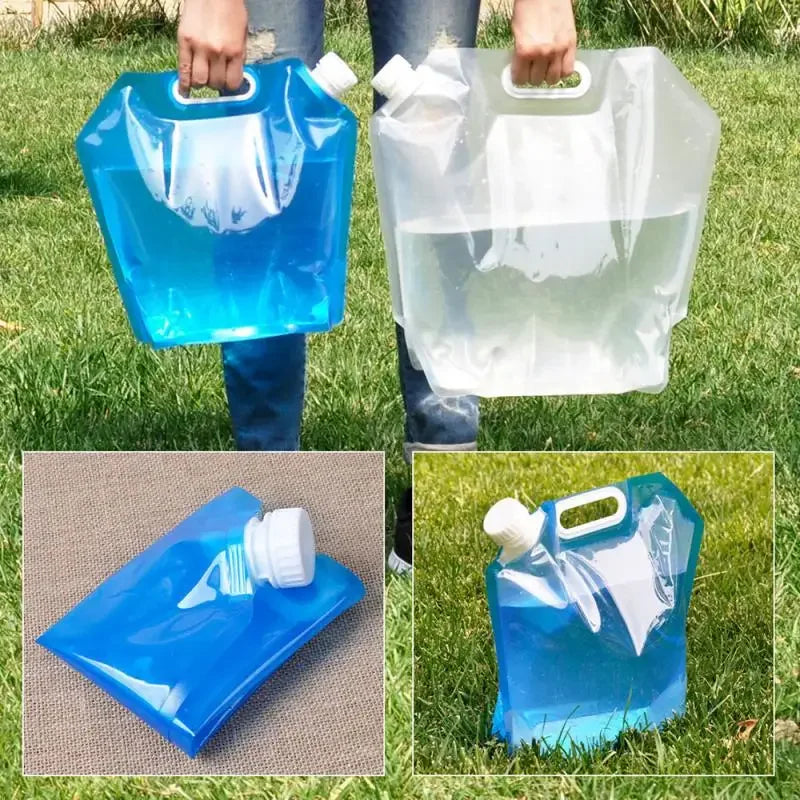 5L Portable Folding Emergency Water Storage Bag for Camping & Hiking