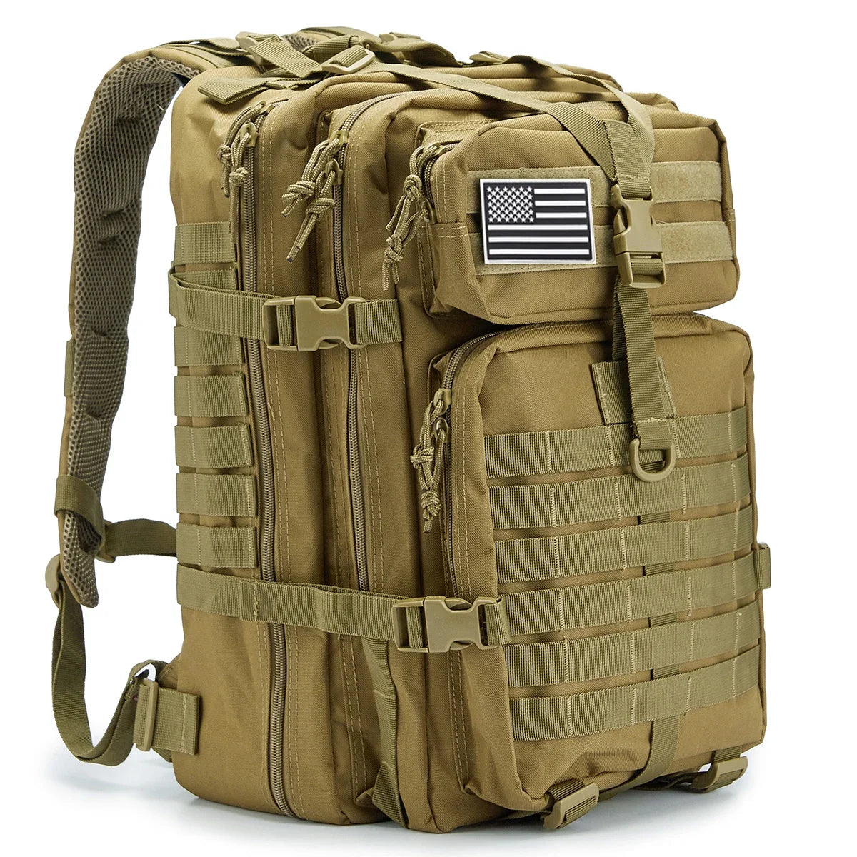 50L Military Backpack MOLLE Hiking Hunting Rucksack