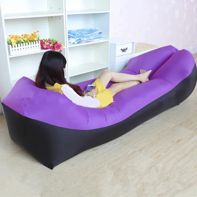 Waterproof Inflatable Lounge Chair Sofa for Camping & Beach