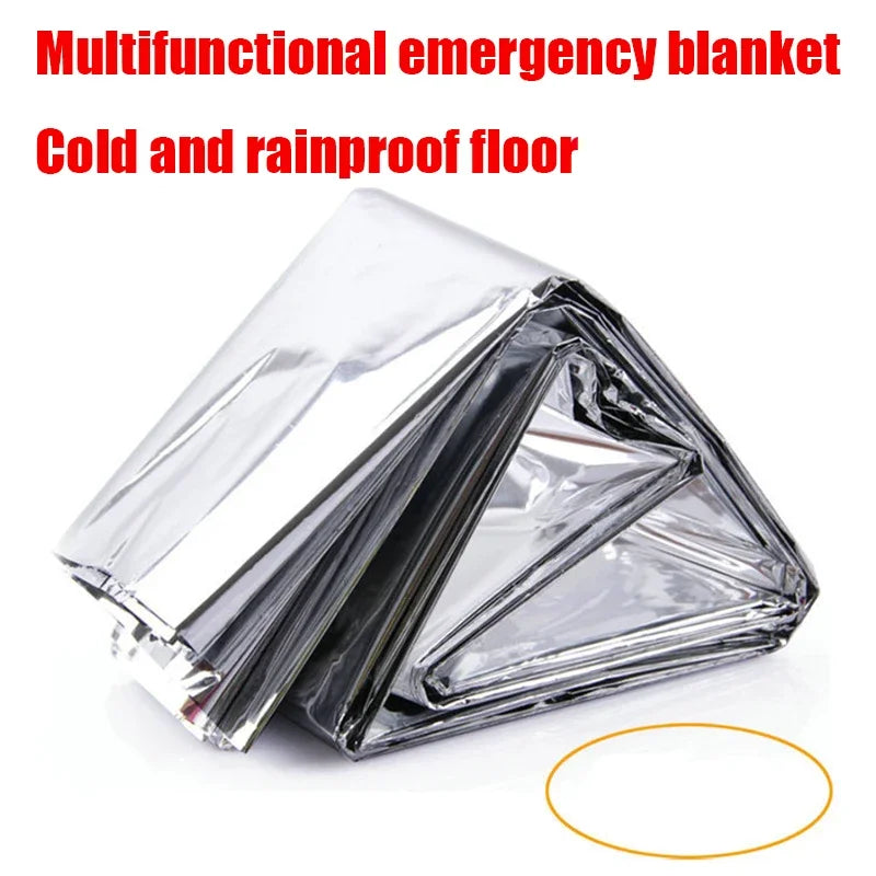 Emergency Thermal Blanket Waterproof Windproof for Camping & Survival