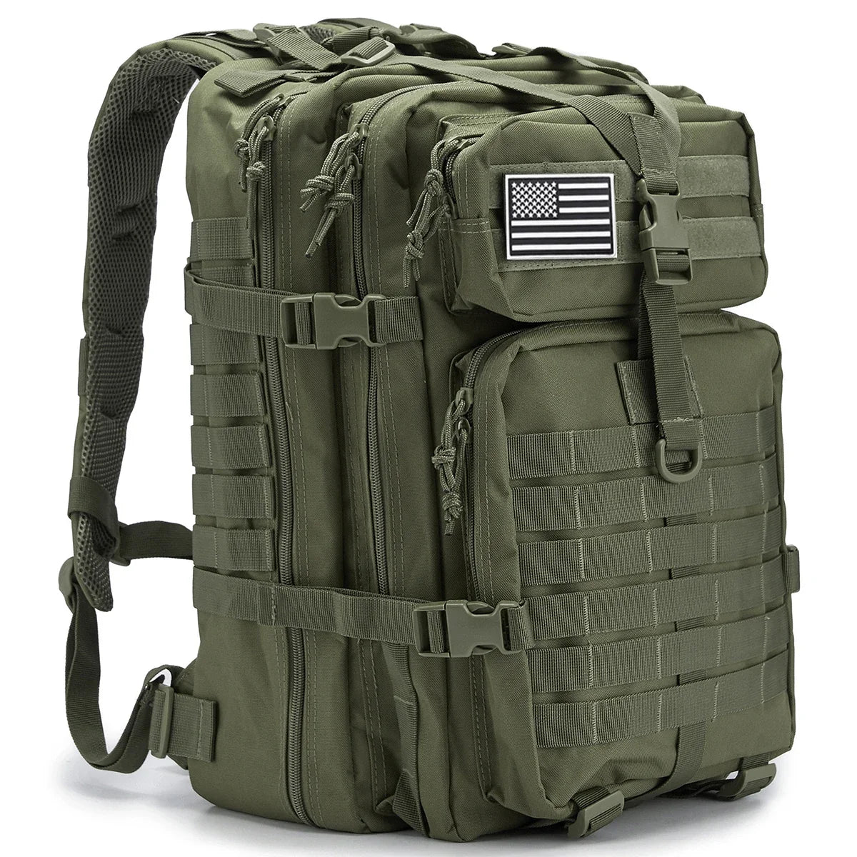 50L Military Backpack MOLLE Hiking Hunting Rucksack