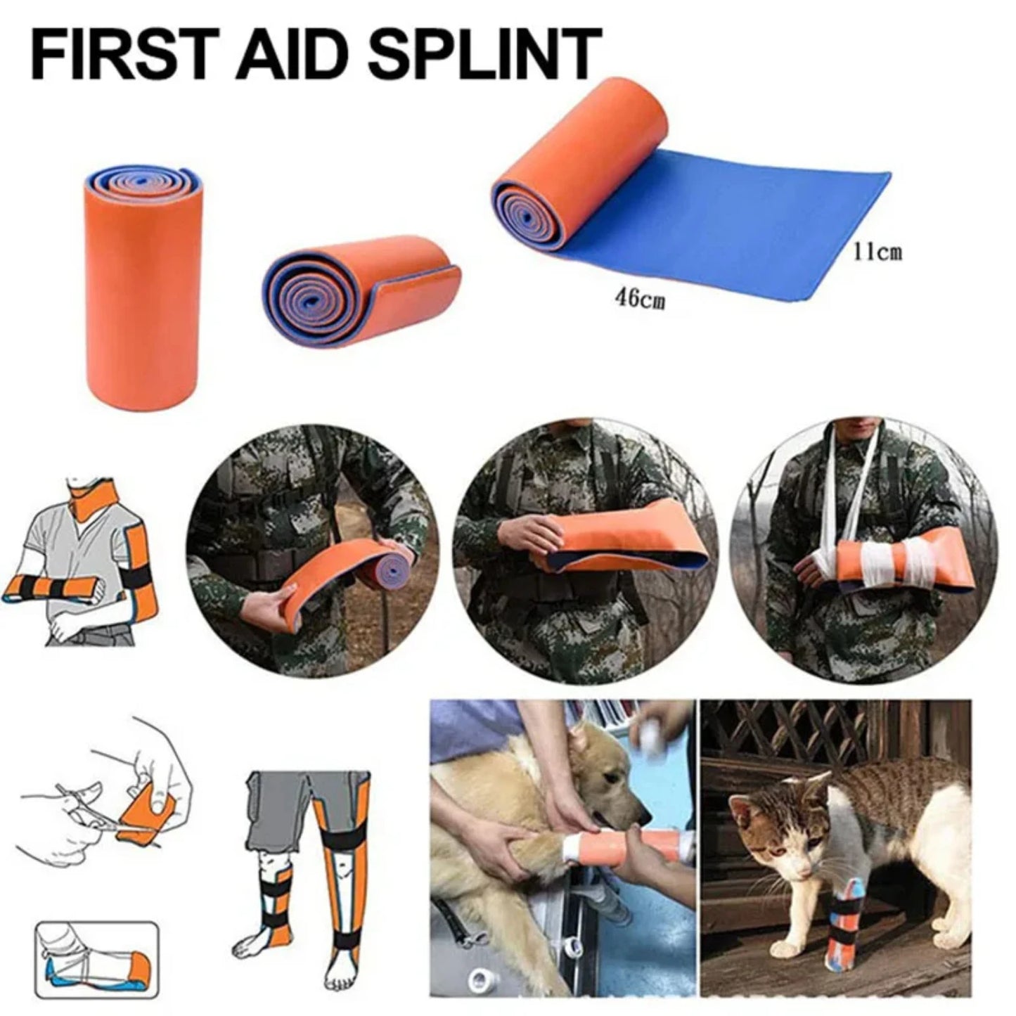 Outdoor Survival Gear Bag Medical Emergency First Aid Kit Military Tourniquet Bandage Camping