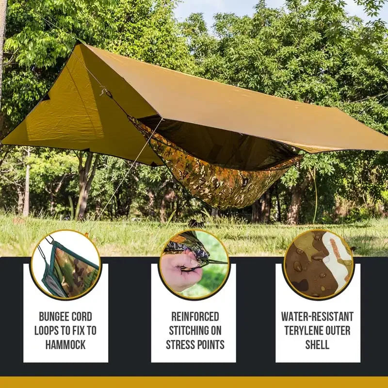 OneTigris Full-Length Hammock Underquilt 3-Season Camping Hiking