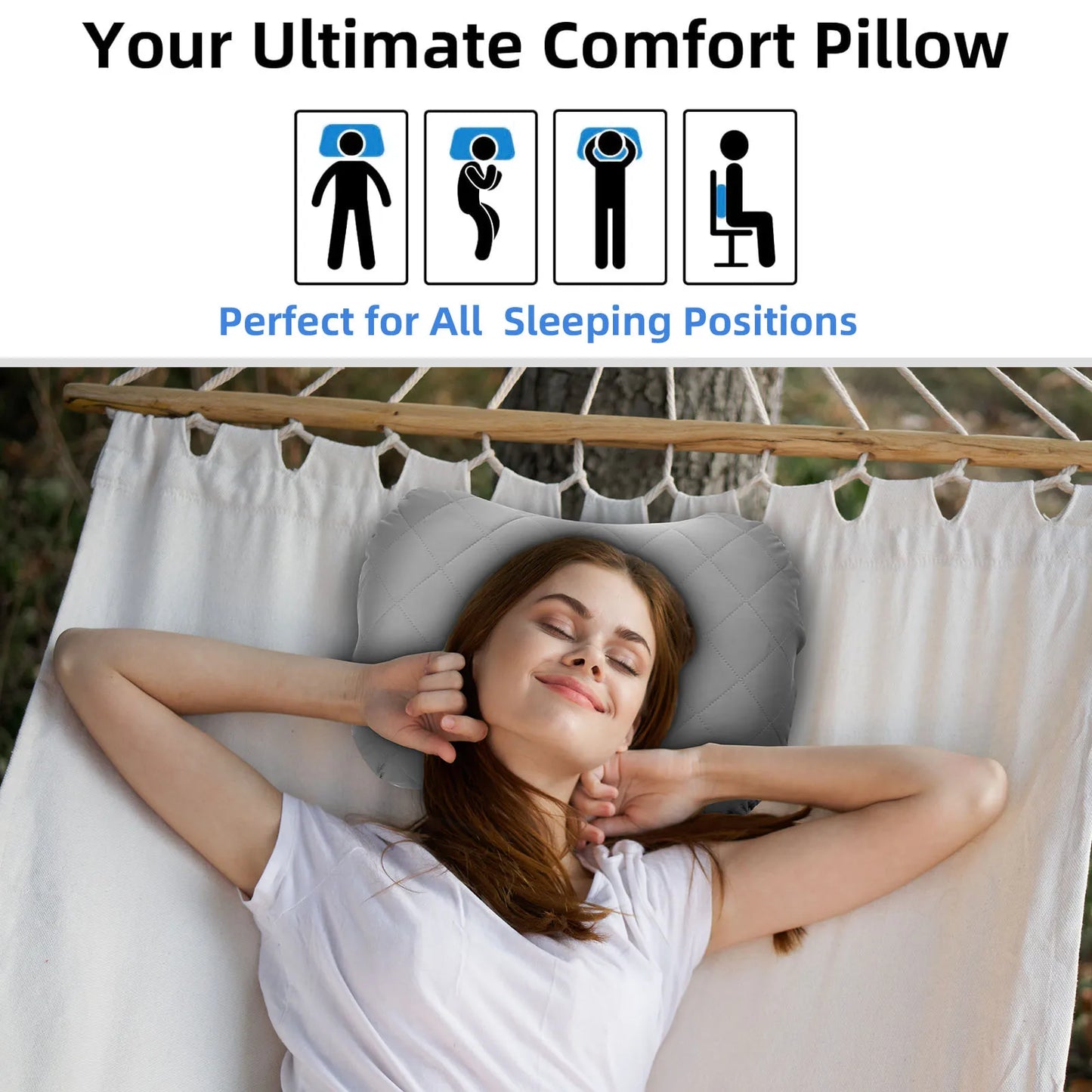 Camping Neck Pillow Provides Comfortable Neck Support
