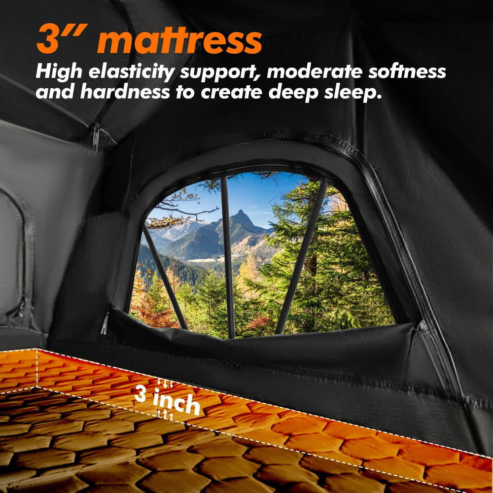 Waterproof Fold Out Roof Tent for Vehicles