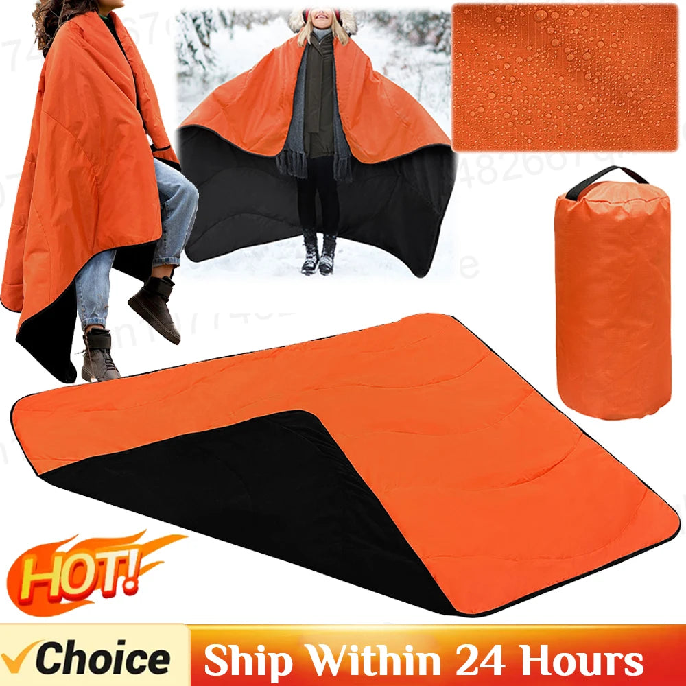 Waterproof Portable Thermal Camping Blanket