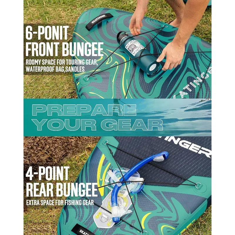 Extra Wide Inflatable Stand Up Paddle Board for Families