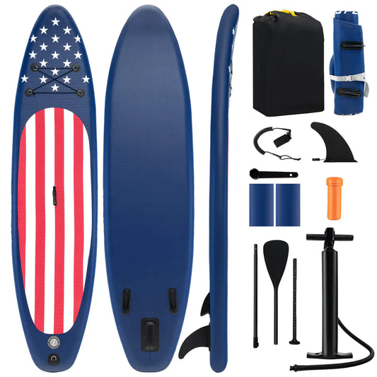 10' x 30" Inflatable Stand Up Paddle Board w/ Premium SUP Accessories & Hand Pump