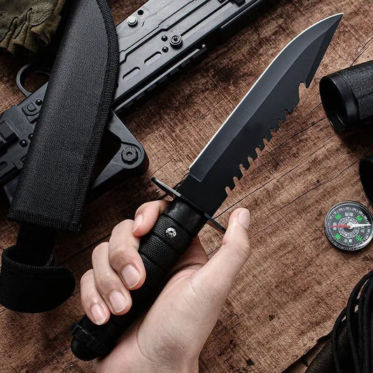 Fixed Blade Survival Knife for Camping and Outdoor Use