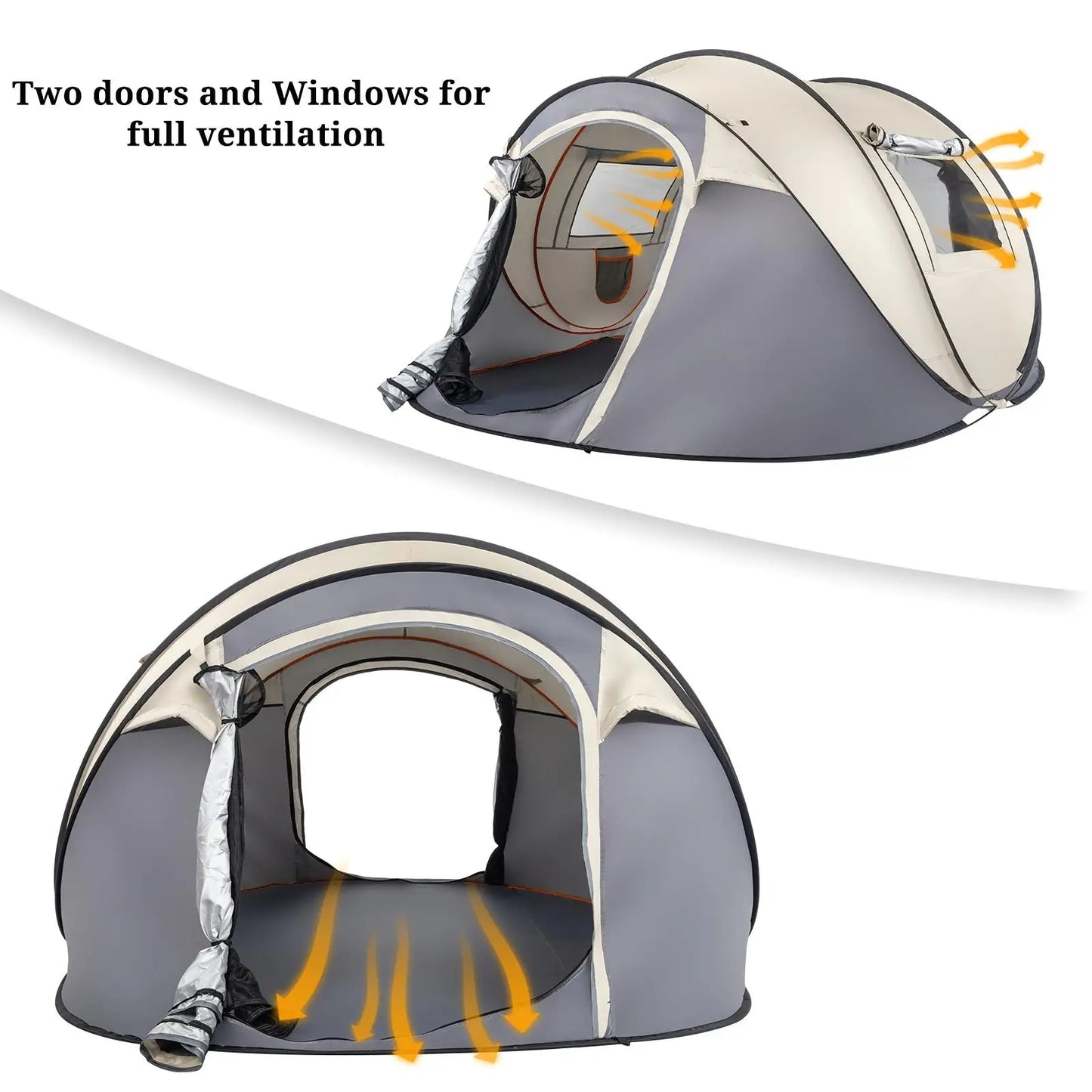 4-Person Instant Pop-Up Camping Tent for Outdoor Adventures