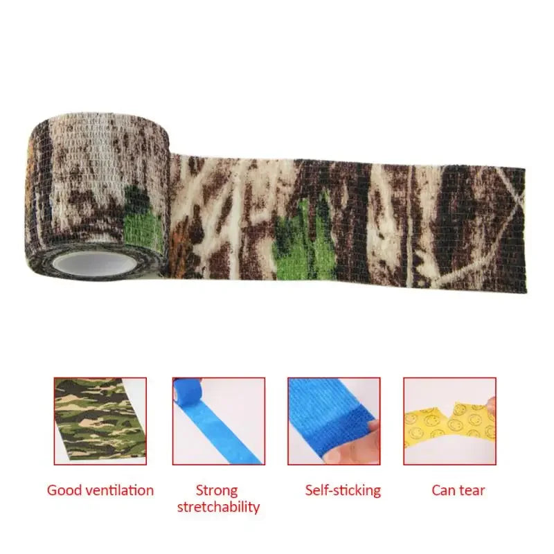 Hunt Disguise Camouflage Wrap Tape Sports Protector - Ankle Knee Finger Arm Bandage