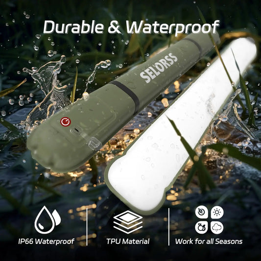 Rechargeable Waterproof Camping Light 2000mAh LED Spotlight
