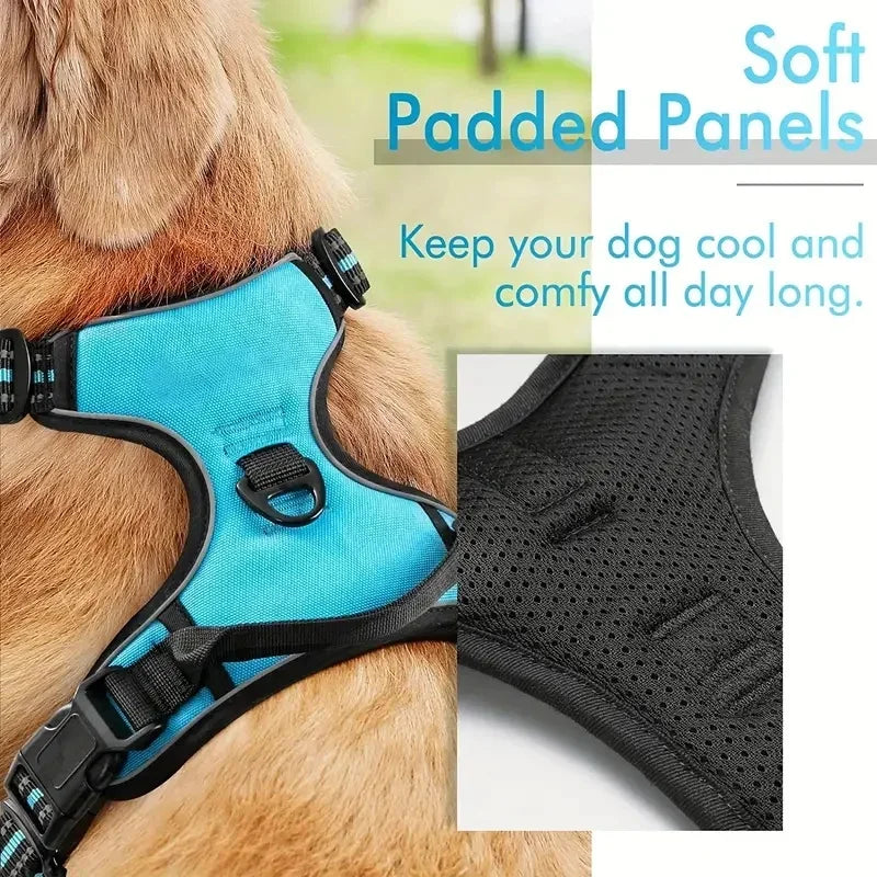 Adjustable No Pull Dog Harness with Muzzle