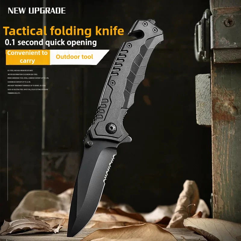 Multifunctional Folding Camping Knife with Safety Lock
