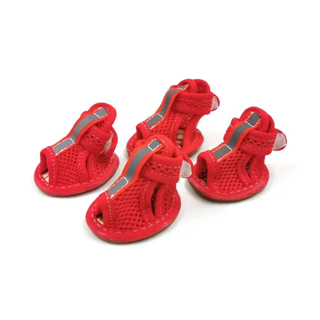 Breathable Mesh Summer Dog Shoes for Small Dogs and Cats