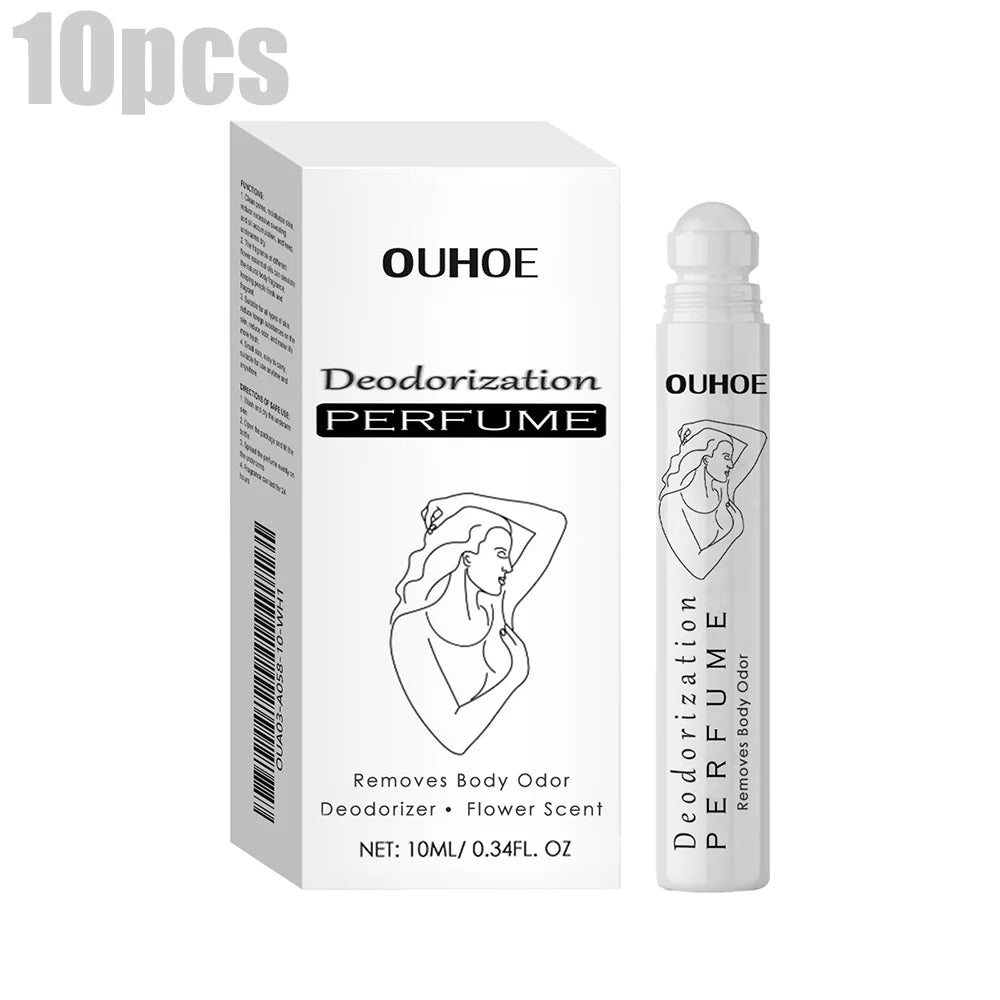 10ml Antiperspirant Roller Perfume for Underarm Freshness while Camping & Hiking