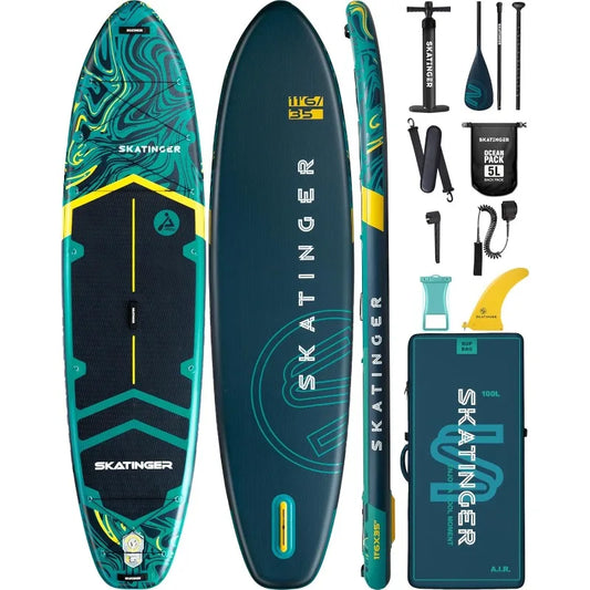 Extra Wide Inflatable Stand Up Paddle Board for Families