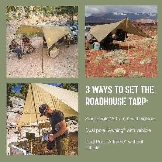Slumberjack Roadhouse Tarp Shelter for Camping and Hunting