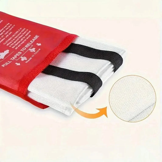 Fire Emergency Blanket Fiberglass Flame Retardant Safety Cover