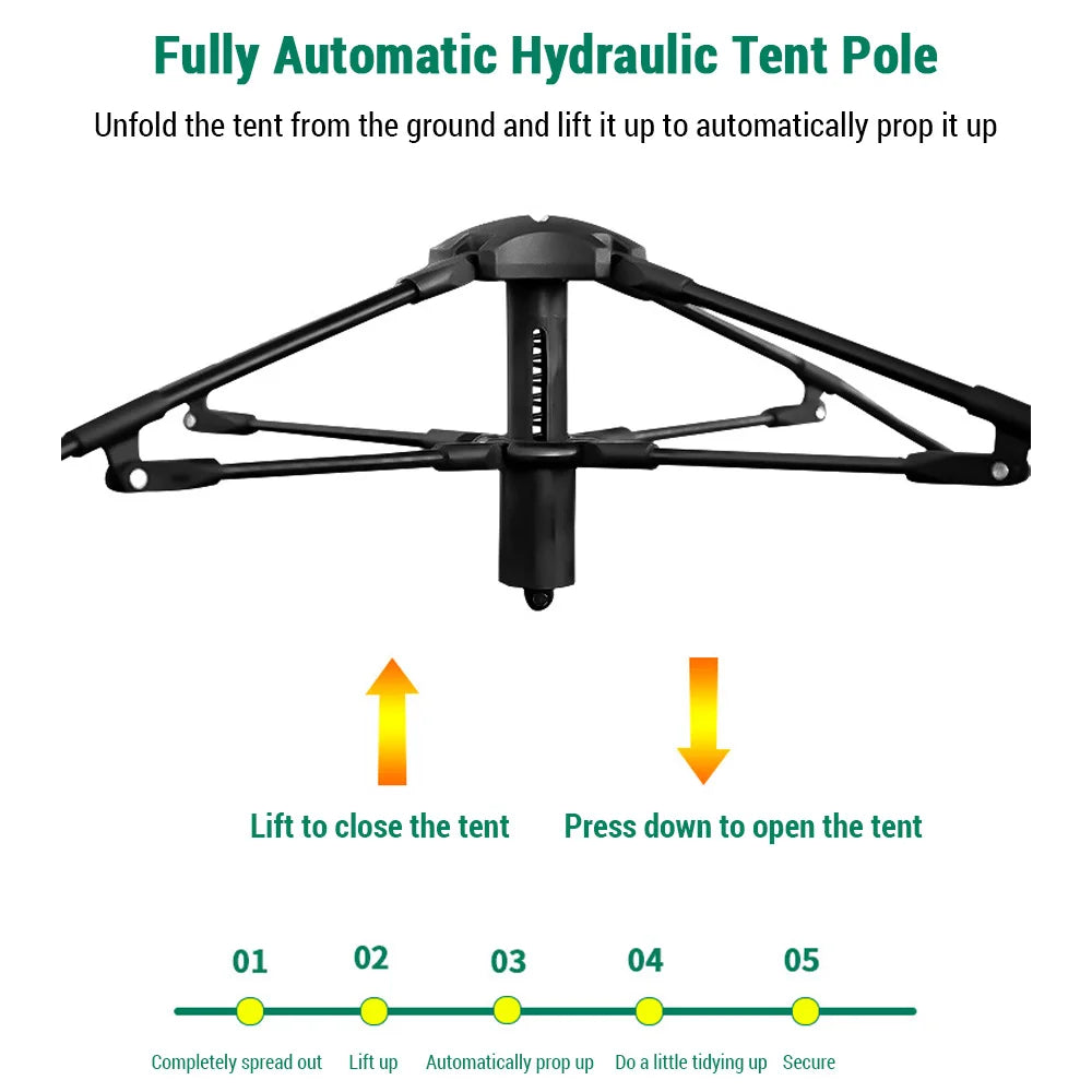 Outdoor Waterproof Instant Setup Camping Tent for 3-4 People