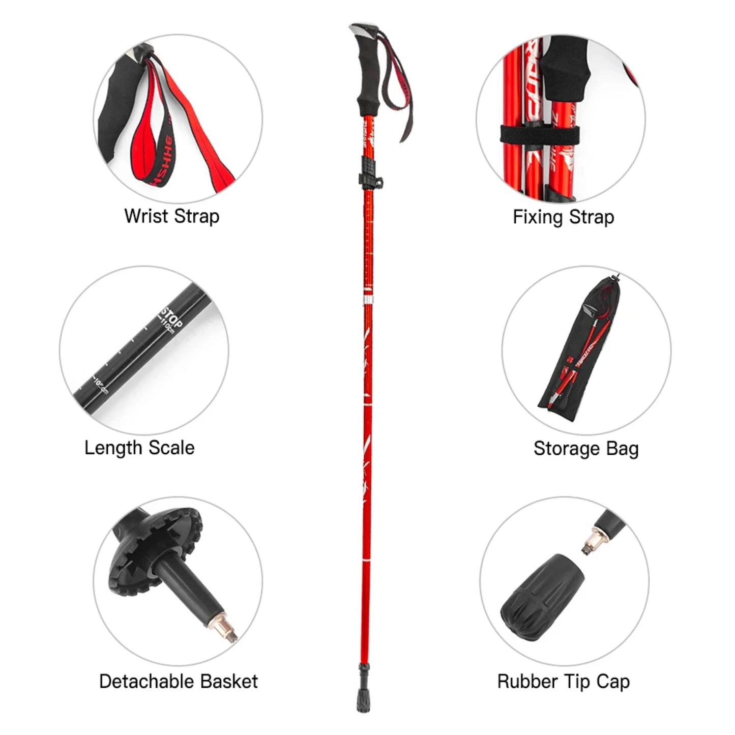 Lightweight Collapsible Hiking Stick