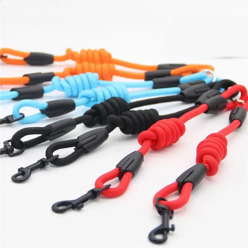 Double Dog Leash Coupler for Small Pets Nylon Twin Lead
